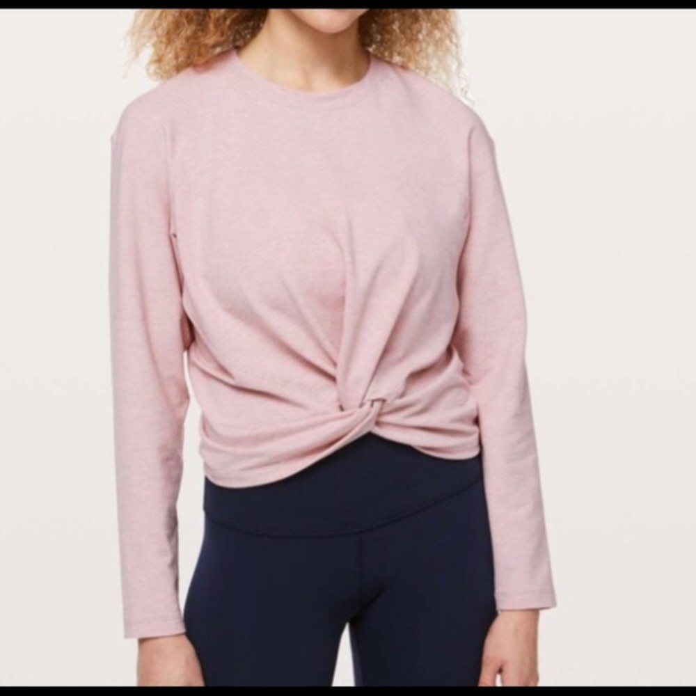 ❌SOLD❌ Lululemon Tuck & Gather Pink Pullover Sweater